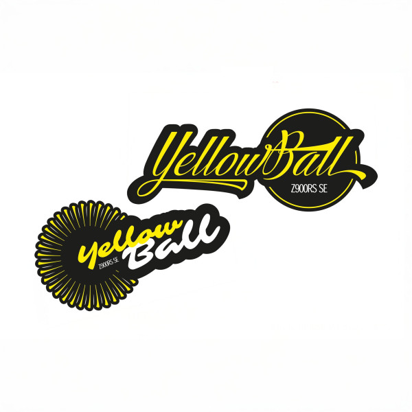 Pyramid Plastics Pyramid decals | yellow ball | kawasaki z900 rs 2022>current